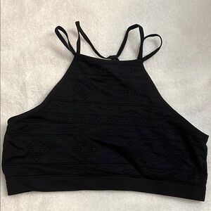 Black Halter Bralette